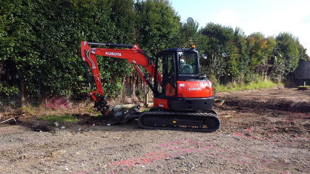 Machinery Hire: 1.7 and 5 Tonne Zero Swing Excavators